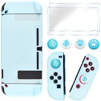 【cw】 New Hard Nitendo Swtich Console Directly Docking Decal Game Film Glass amp; Joycon Thumb Grip ！