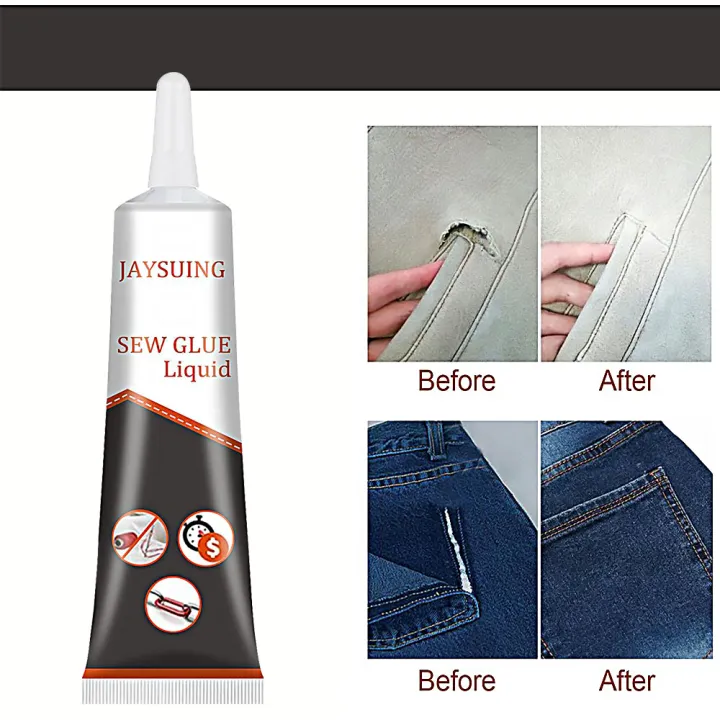 Cloth Repair Sew Glue Liquid Quick Fix Bonding Fabric Glue for Clothes
