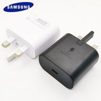 [ใหม่2023] Samsung Galaxy A23 A33 A53 A52 A72 F23 S21 Charger UK ปลั๊ก25W Super Fast Charging Power อะแดปเตอร์ติดผนัง EP-TA800 USB ประเภท C