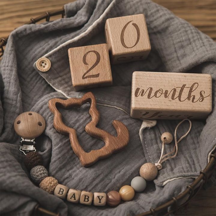 1-ชุด-baby-milestone-memorial-บล็อกไม้รายเดือนการถ่ายภาพเดือน-sticke-การ์ดที่ระลึกอายุทารกแรกเกิดอุปกรณ์เสริมรูปถ่าย