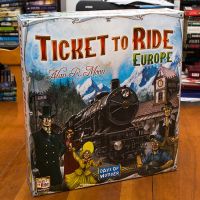 (Happy family) Board game? เกมการ์ดตั๋วเพื่อการขับขี่ Ticket To Ride - Europe Board Game?