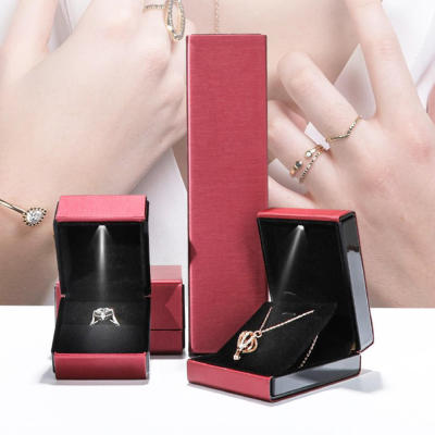 Packaging Jewelry Box High End Storage Box Jewelry Storage Box Proposal Jewelry Box LED Mirror Jewelry Box LED Light Jewelry Box Jewelry Box