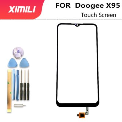 6.52Touch Glass Panel For Doogee X95 Touch Screen Digitizer Sensor Front Outer Glass Lens Original Screen+ Tools
