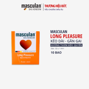 Hộp 3 Cái Bao cao su Masculan Long Pleasure -Kéo dài thời gian