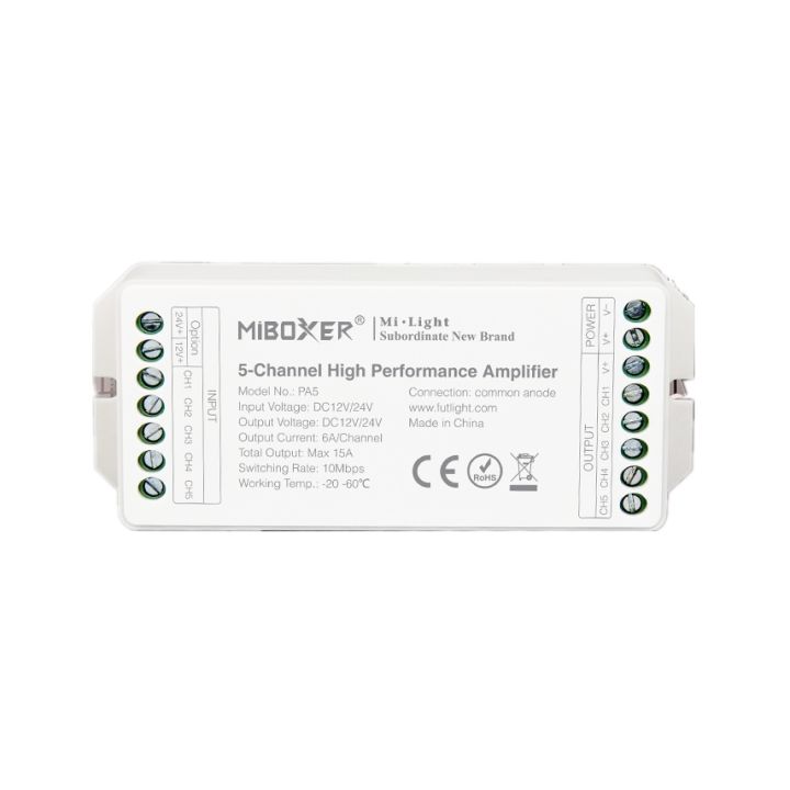 miboxer-milight-4-channel-5-channel-high-performance-amplifier-3ch-4ch-repeater-pwm-for-smd5050-rgb-rgbw-led-strip-light-tape
