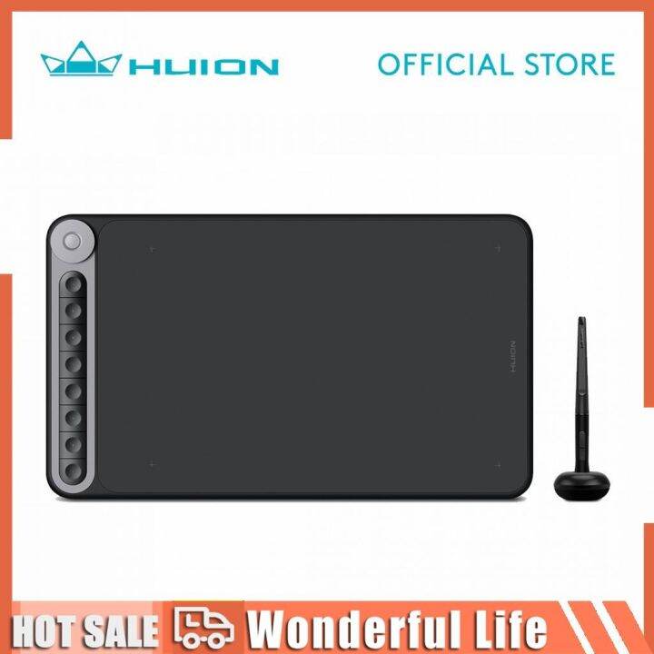 Huion Inspiroy Dial Q620M Wireless Graphics Drawing Tablet One Dial ...