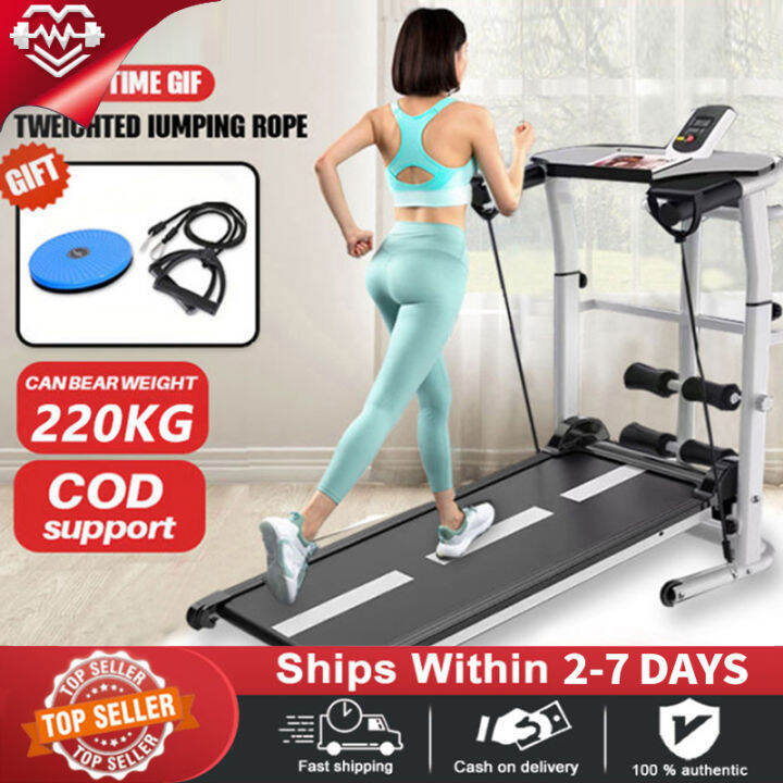 Heart [COD] Multifunctional Home Threadmill,Foldable Walking Machine