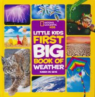 Original National Geographic little kids first big book of weather in English full color Hardcover