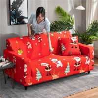 Christmas printed couch cover sofa cover elastic slipcovers for s chaselong protector L shape anti-dust machine washable