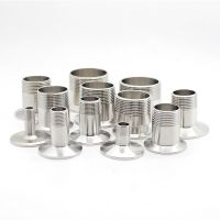 SP1/4 1/2” 3/4” 1” 1-1/4” 11/2“ 2 SS 304 stainless Steel Sanitary Male Threaded Ferrule Pipe Fitting Tri clamp Adapter DN15-50