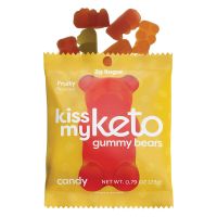 เยลลี่คีโต ขนมคีโต Kiss My Keto Candy Gummy Bears Keto Gummies อร่อยเหมือนเยลลี่จริงๆ ส่วนผสมพรีเมี่ยม