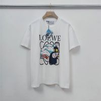 23 New Loewe T-Shirts For Men And Women Of The Same Style Chihiro Series High-End Real Shot Heavy Short-Sleeved Youth Fashion Trendy Brand