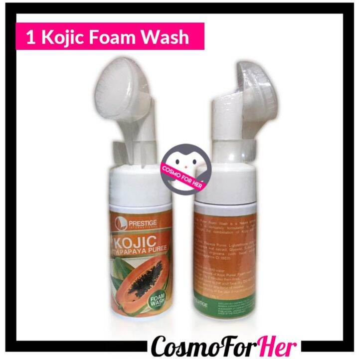 Foaming Facial Cleanser Authentic Prestige Kojic Foam Wash 1 Piece