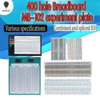 SYB 120 400 500 830 840 1660 MB102 GL-12 จุดบัดกรี PCB เขียงหั่นขนมมินิสากลทดสอบ Protoboard DIY บอร์ดขนมปัง