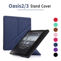 XJ Mall PU หนัง Ultra Light พับ Origami Flip กันกระแทกฝาหลังสำหรับ7 "Kindle Oasis 3/2 - E-Reader พร้อมขาตั้ง