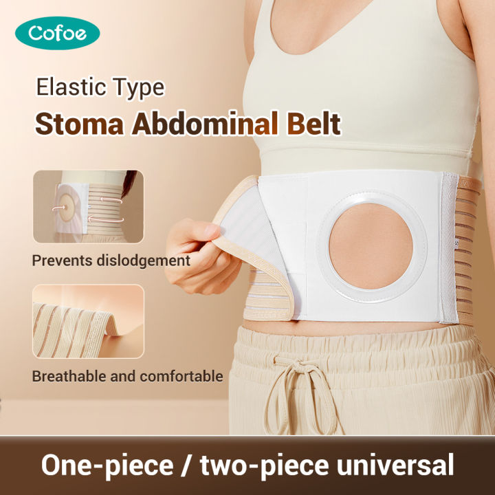 Cofoe Medical Ostomy Belt Hernia Stoma Support Band Colostomy Ileostomy Abdominal Binder Brace 