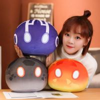 Slime Theme Genshin Impact Cute Plush Dolls Dango Throw Pillow Gift Cartoon Toys