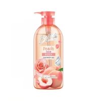 บีไนซ์ ( 1 ขวดปั๊ม) BeNice Love Me Peach Shower Gel Peach love Peony 450 ml เจลอาบน้ำ ถุงเติม ให้ผิวฉ่ำ เด้งกระชับ