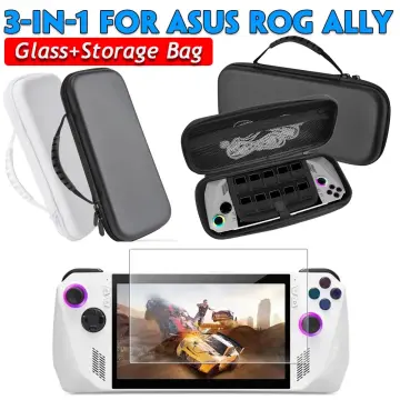 for Asus ROG Ally Storage Bag EVA Carrying Case Hard Handheld Console Cover  Portable Screen Protector Game Accessories Organizer