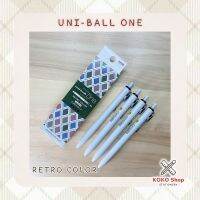 Uni-ball one RETRO COLOR set 0.38 mm. -- ยูนิ-บอล วัน เซต เรโทร คัลเลอร์ ปากกาเจล กันน้ำ เขียนลื่น ขนาด 0.38 มม.