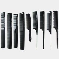 9 Pcs Hair Comb Set Professional Hair Cutting Comb ABS In Different Design Carbon Anti-static Salon Hairdressing CT-08 Hair Comb