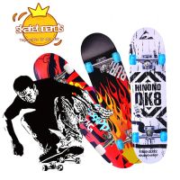 ?ส่งฟรี สเก็ตบอร์ด SKATEBOARDS สเกตบอร์ดผู้ใหญ่ ผู้เริ่มต้นเล่น-มืออาชีพ 80*20CM แฟชั่นสเก็ตบอร์ด เมเปิ้ลเกรดเอ ทนทานไม่แตกง่าย