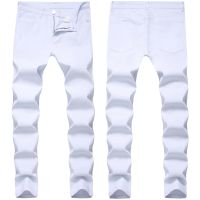 【YD】 New Mens Jeans Hot Fashion Stretch Men Pants Cotton Denim Trousers Male 28-40