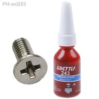 1pc Screw Glue Thread Locking Agent Anaerobic Adhesive 243 Glue Oil Resistance Fast Curing 10ml Sealing And Leakproof