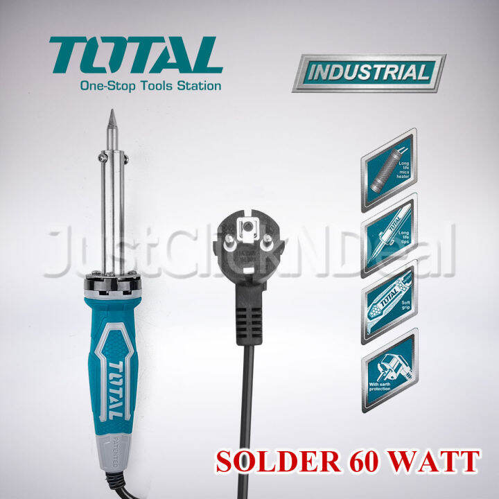 Total Solder Listrik 60 Watt Heavy Duty Electric Soldering Iron