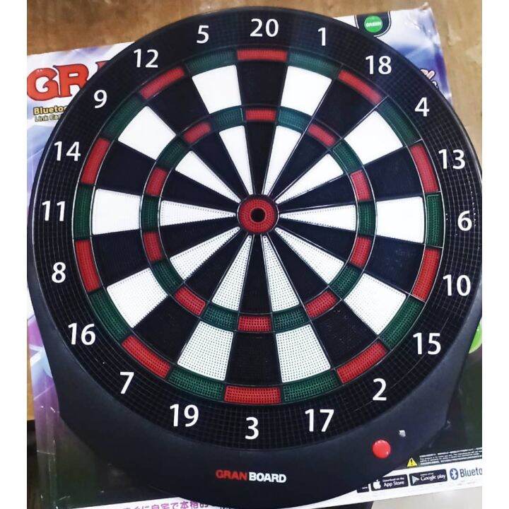 (DEMO UNIT) GRAN BOARD DASH DART BOARD (GREEN) GLOBAL ONLINE ELECTRONIC