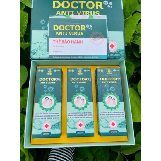 Nước súc miệng doctor antivirus thơm miệng, làm sạch răng nsb01 - ảnh sản phẩm 1