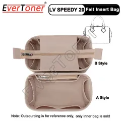 EverToner For LV GASTON WEARABLE WALLET Bag Felt Insert Organizer