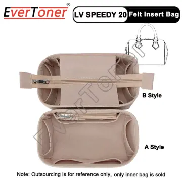EverToner Felt Cloth Insert Bag Organizer for LV ONTHEGO Tote Speedy bag  Handbag Cosmetic Bag Makeup Organizer - AliExpress