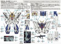 Holiday Discounts For HG 1/144 RX-105 Ξ Xi Model Kit High Grade Universal Century HGUC Hathaway Flash Water Slide Cut UV Light-React Decal Sticker