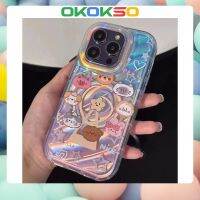 [OKOKSO] เคสโทรศัพท์มือถือนิ่ม กันกระแทก ลายการ์ตูนชิงช้าสวรรค์ ดาว สําหรับ OPPO Reno9 Reno8 Reno7pro reno6 7z 5 R17 A53 A9 2023 F11 A31 A78 A77