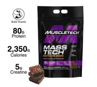 เวย์เพิ่มน้ำหนัก Muscletech Mass Tech Extreme 2000 Triple Chocolate Brownie 12lb - เวย์โปรตีนเพิ่มน้ำหนักและกล้ามเนื้อ