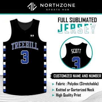 One Tree Hill Nathan Scott 23#3# Ravens Basketball Jersey Stitched Sport  Movie Jersey maillot