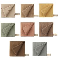 【CW】 23x23cm Muslin Baby Washcloths with Absorbent 8 Colors Face