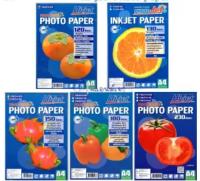 กระดาษโฟโต้ ผิวมัน Inkjet Fruit Series Glossy Photo Paper