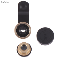 Oafajoa 1ชุด Universal CLIP 3in1 HD Fisheye กล้องถ่ายรูป Wide-ANGLE Phone LENS Phone ACCESSORY