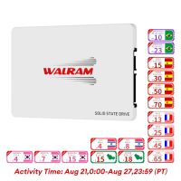 2TB สีขาว2TB WALRAM 4เทราไบต์ SSD 128GB 120GB 240GB 256GB 480GB 512GB 500GB 1TB 2TB HDD 2.5 Sata 3โซลิดสเตทไดรฟ์สำหรับโน็คบุคตั้งโต๊ะฮาร์ดดิสก์