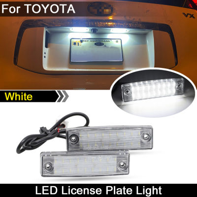 2021For Toyota Land Cruiser Prado TRJ150 GRJ15 GDJ15 Lexus GX 470 High Brightness White LED License Plate Light Number Plate Lamp