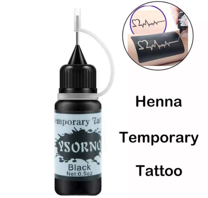 Temporary ink Tattoo Cream Waterproof Natural Black Juice Tattoo Paste