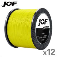 ☍∈❈ JOF 300M 12 Strands Super Strong PE Braided Fishing Line Multifilament Thread Weaves 33LBS-149.9LBS