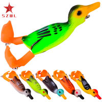 SZWL 9cm11g Propeller Flipper Duck Fishing Lure 3d Eyes Artificial Bait Fishing Tackle For Saltwater Freshwater