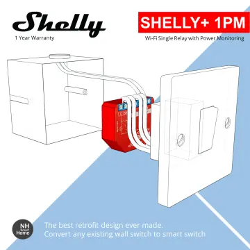 Shelly Plus 2PM (Wifi smart switch device for Double Gang Switch with Dual  Power Metering *iOS Android*)