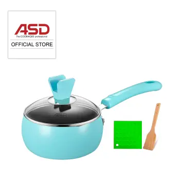 Asd Tri-Ply Stainless Steel Small Saucepan with Lid, Induction