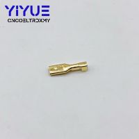 ][= 100Pcs 2.8Mm Female Spade Connectors Brass Crimp Terminals With Insulating Sleeve