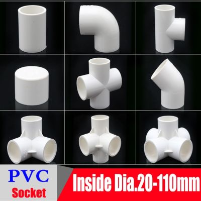 NuoNuoWell Pipe Fittings Straight Elbow Tee Connectors Plastic Joint Parts 3/4/5 Ways Shelf