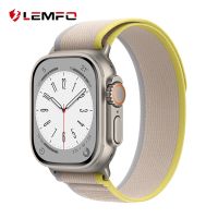 ZZOOI LEMFO Smart Watch Ultra Smartwatch Men Women Watch Ultra Bluetooth Call NFC Waterproof 1.96 Inch HD Screen Wireless Charging